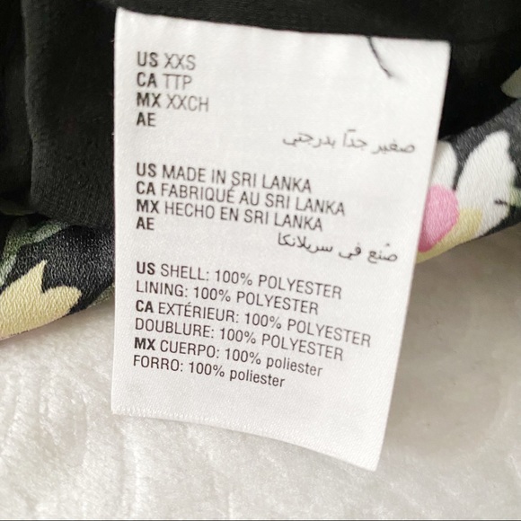 NWT Bar III Floral Cropped Peplum Cut Out Bow Chest Tank Top - Picture 9 of 11